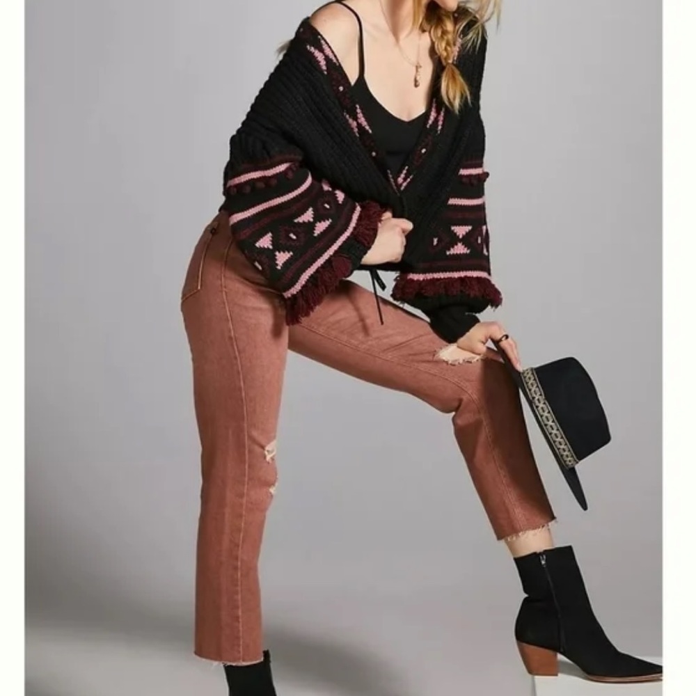 NWT Pilcro for Anthropologie‎ The Vintage Straight Leg Jean size 25